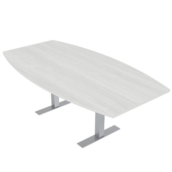 45 in W, 71.5 in L, 29 in H, Engineered Wood Top, White